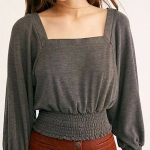 Free People Golden Tee Crop Sweater | Sz XS